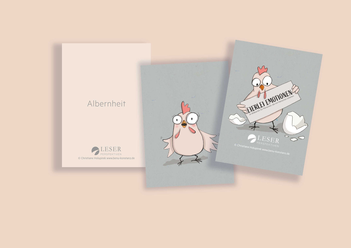 Eierlei Emotionen (DIN A6, Postkartengröße, ohne Substantiv)
