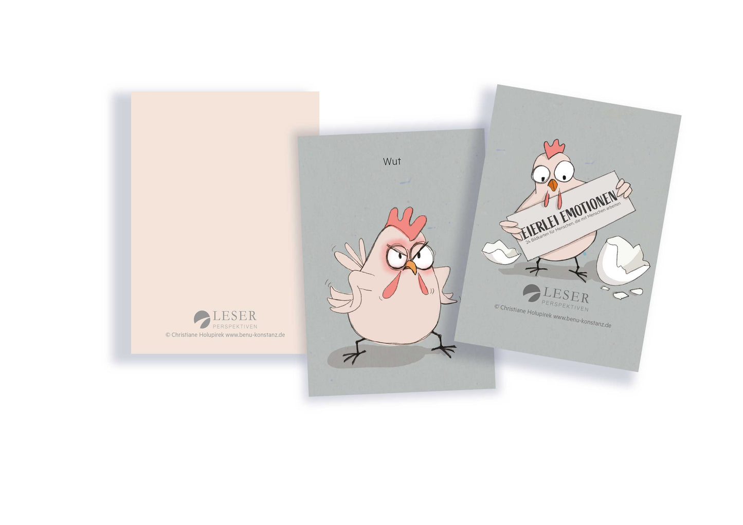 Eierlei Emotionen (DIN A6, Postkartengröße)