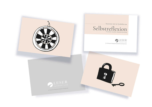 Kartenset mit 60 Symbolen zur Selbstreflexion